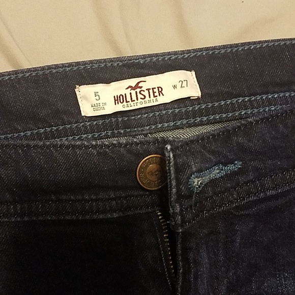 Dark Wash Jean Shorts - Picture 2 of 3